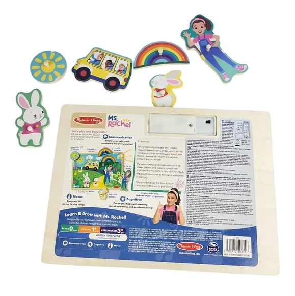Ms. Rachel™ Wooden Song Puzzle – 6 Pieces - Picture 2 of 2